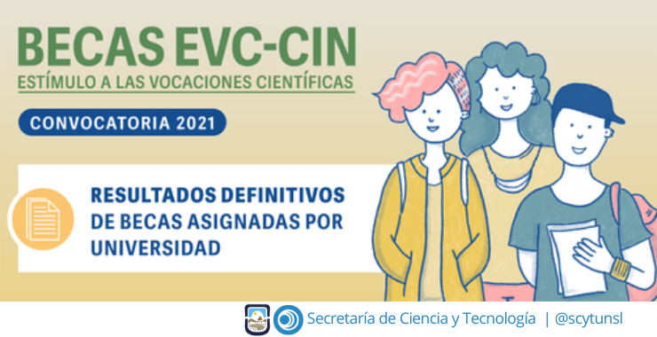 Programa de Becas EVC-CIN: Resultados Convocatoria 2021